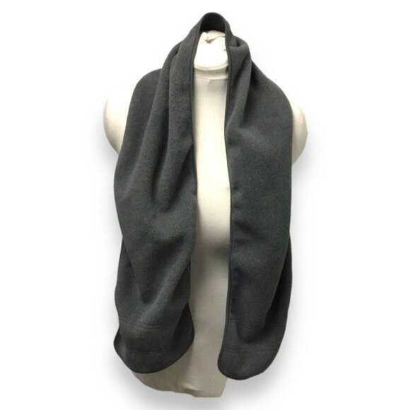 LLBean Unisex Polartec Fleece Scarf, Blue-Gray, OSFA - Picture 3 of 7